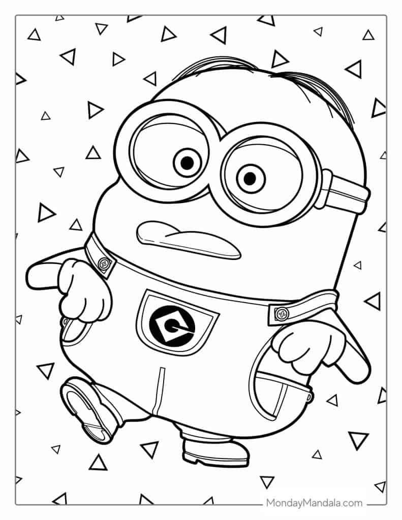 Minions Pictures To Color Printable Infoupdate