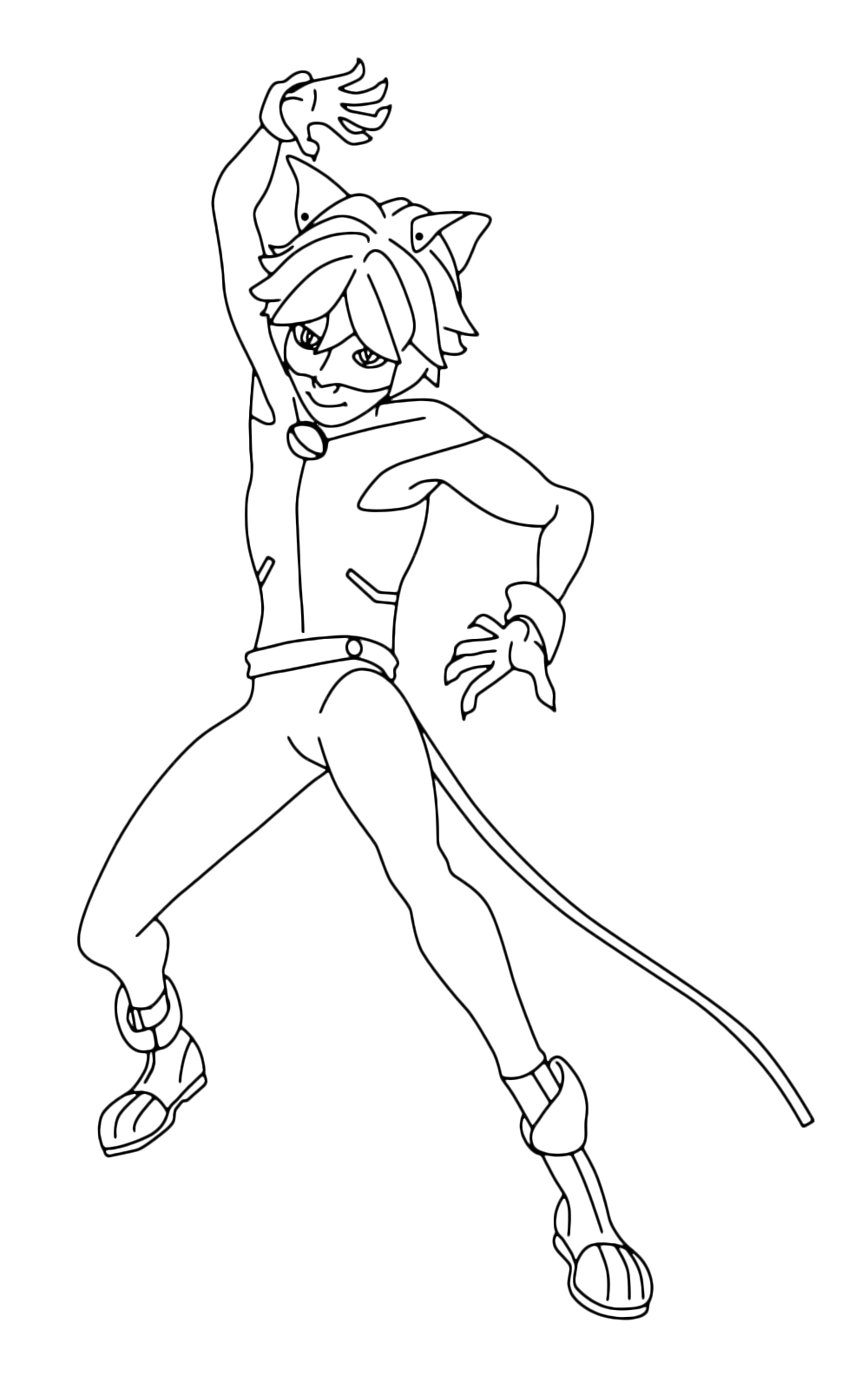 Ladybug And Cat Noir Color Pages