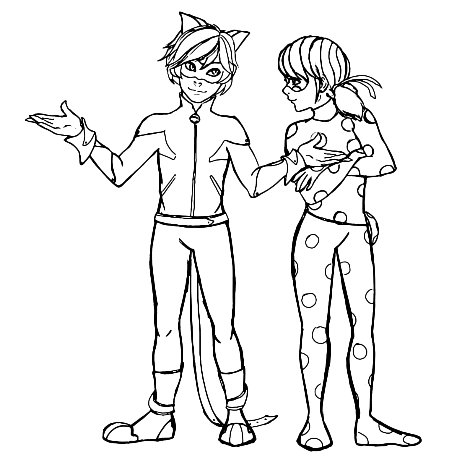 Miraculous Tales Of Ladybug Cat Noir Ladybug Talks With Cat Noir