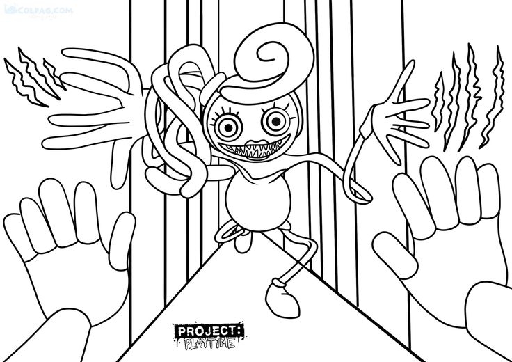 Mommy Long Legs Coloring Pages Coloring Pages Long Legs Color