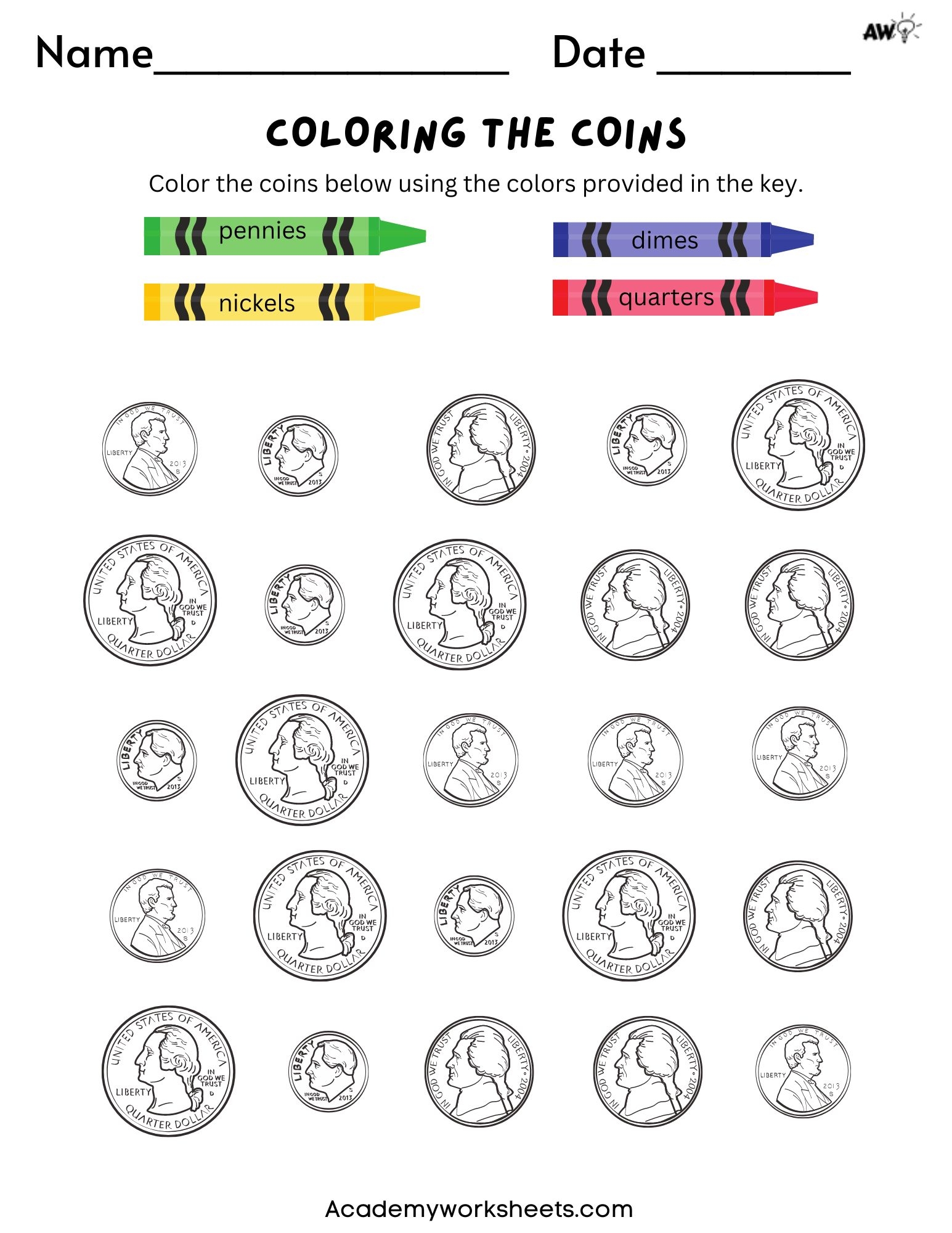 Money Curriculum Money Worksheets Kindergarten Math At Home Etsy