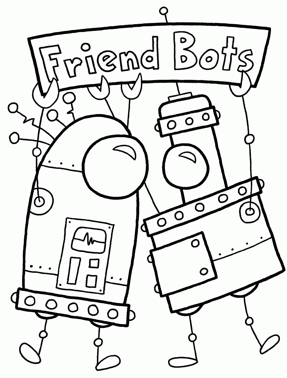 Robot Color Pages