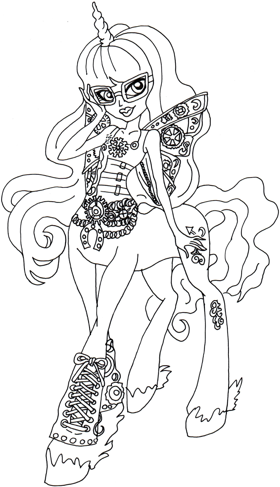 Monster High Coloring Pages Printables Coloring Home