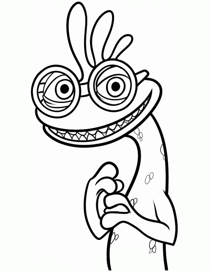 free coloring pages monsters