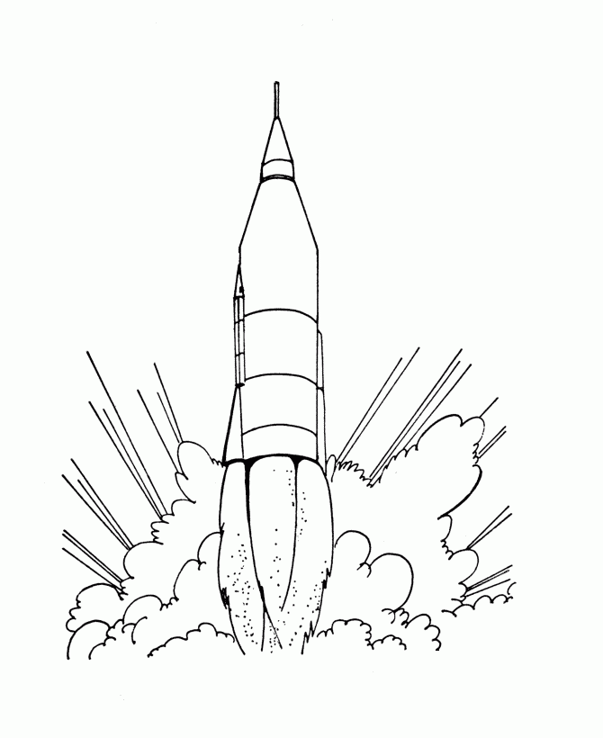 Morden Rocket Coloring Page Free Printable Coloring Pages For Kids