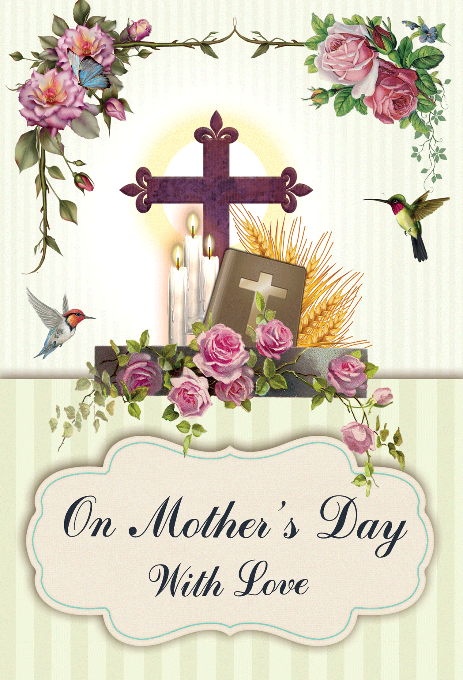 Mother 39 s Day Religious Cards MD16 Pack Of 12 2 Designs