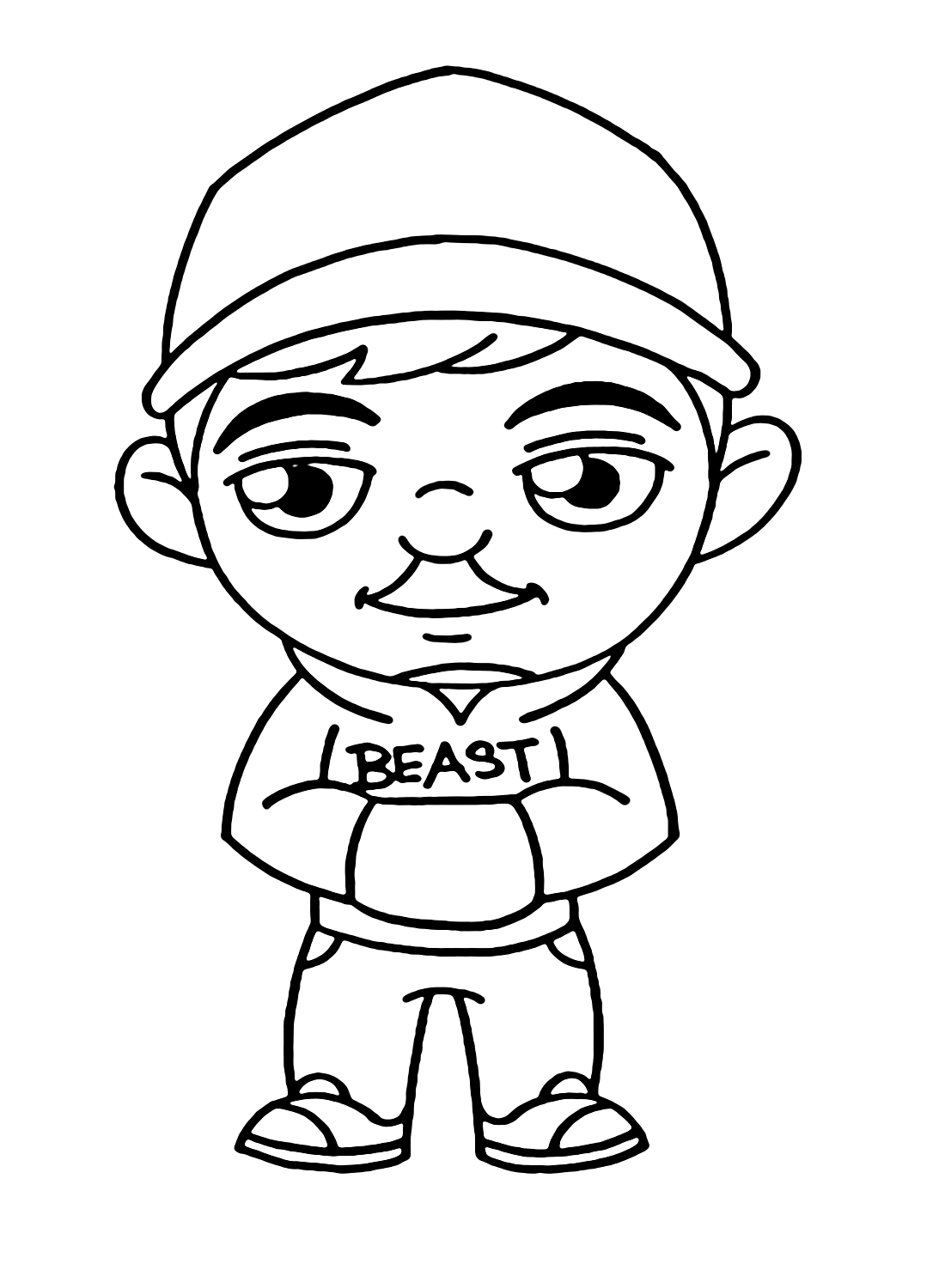 Mr Beast Coloring Pages Coloring Pages For Kids And Adults Beast