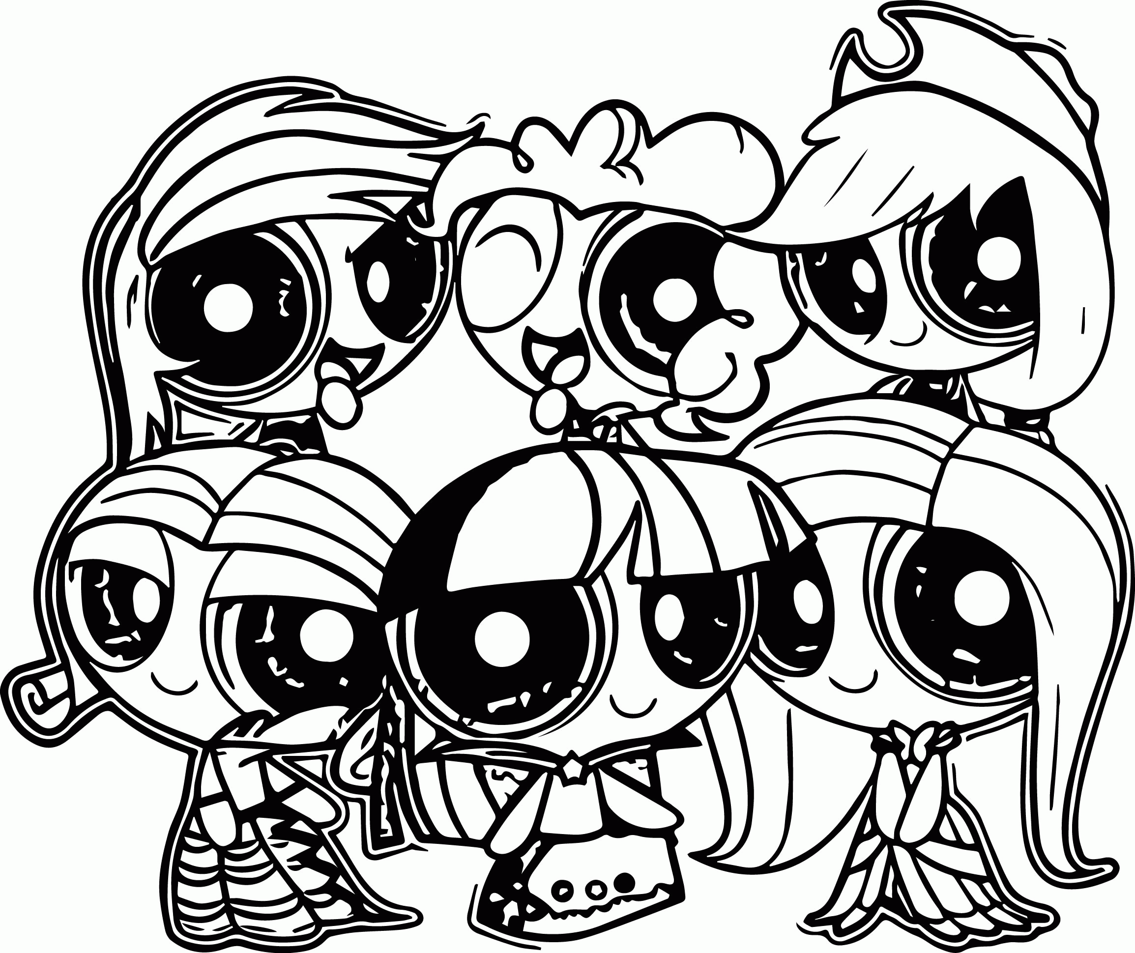 free coloring pages of ponies