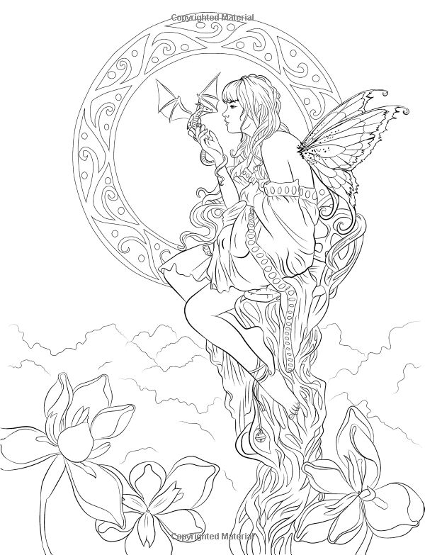 Mythical Coloring Pages For Adults