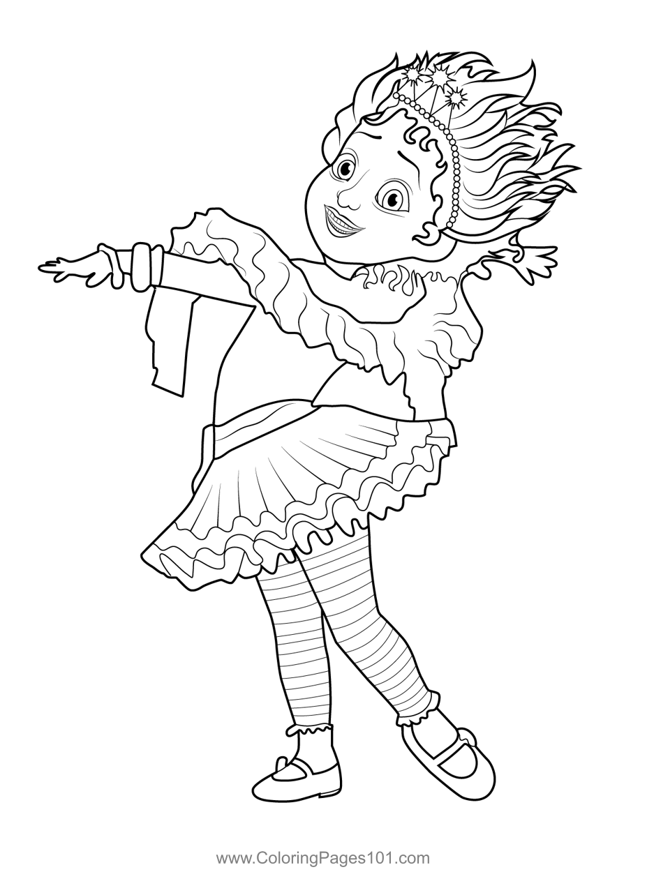 Fancy Nancy Coloring Pages