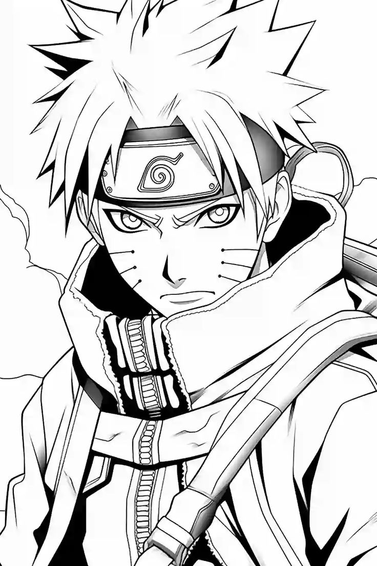 Naruto Anime Coloring Pages