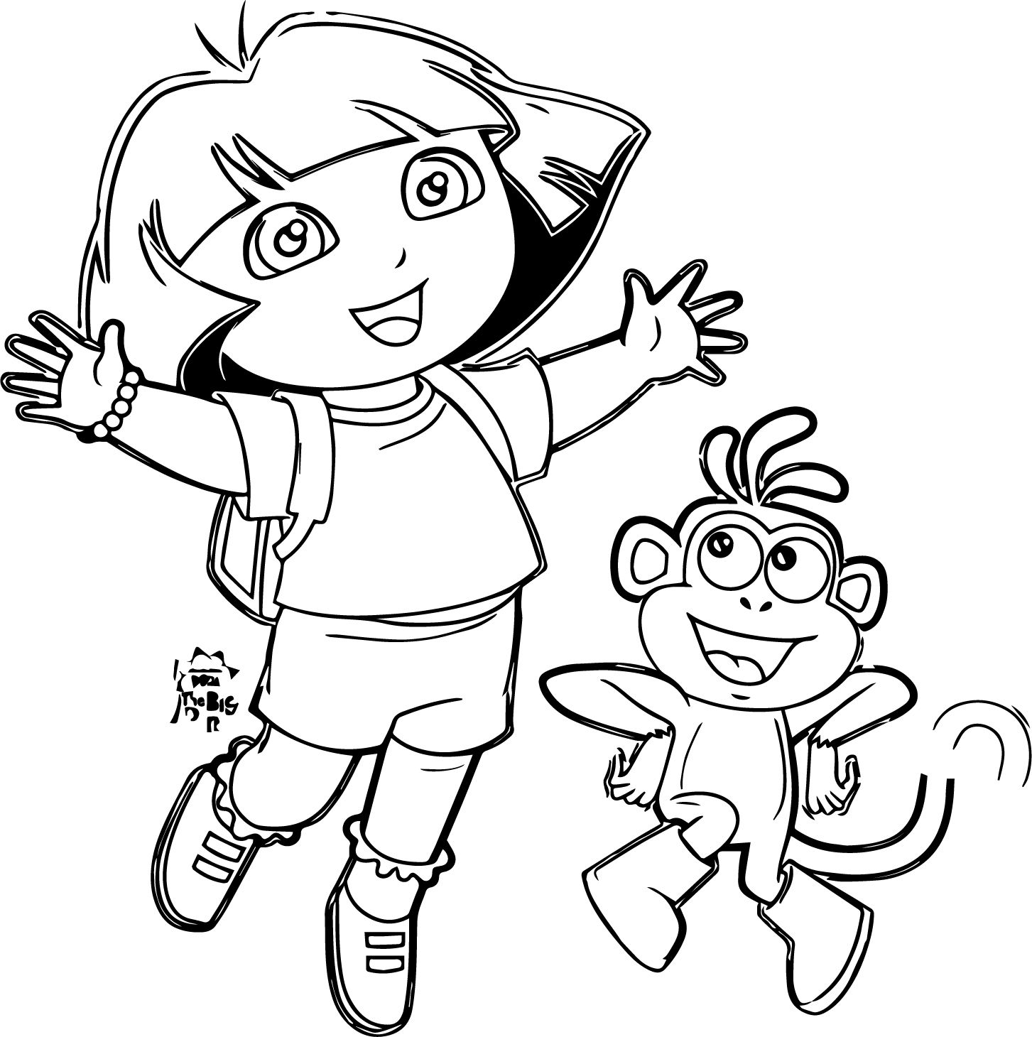 Nice Dora Cartoon Coloring Pages Fruit Coloring Pages Cat Coloring 