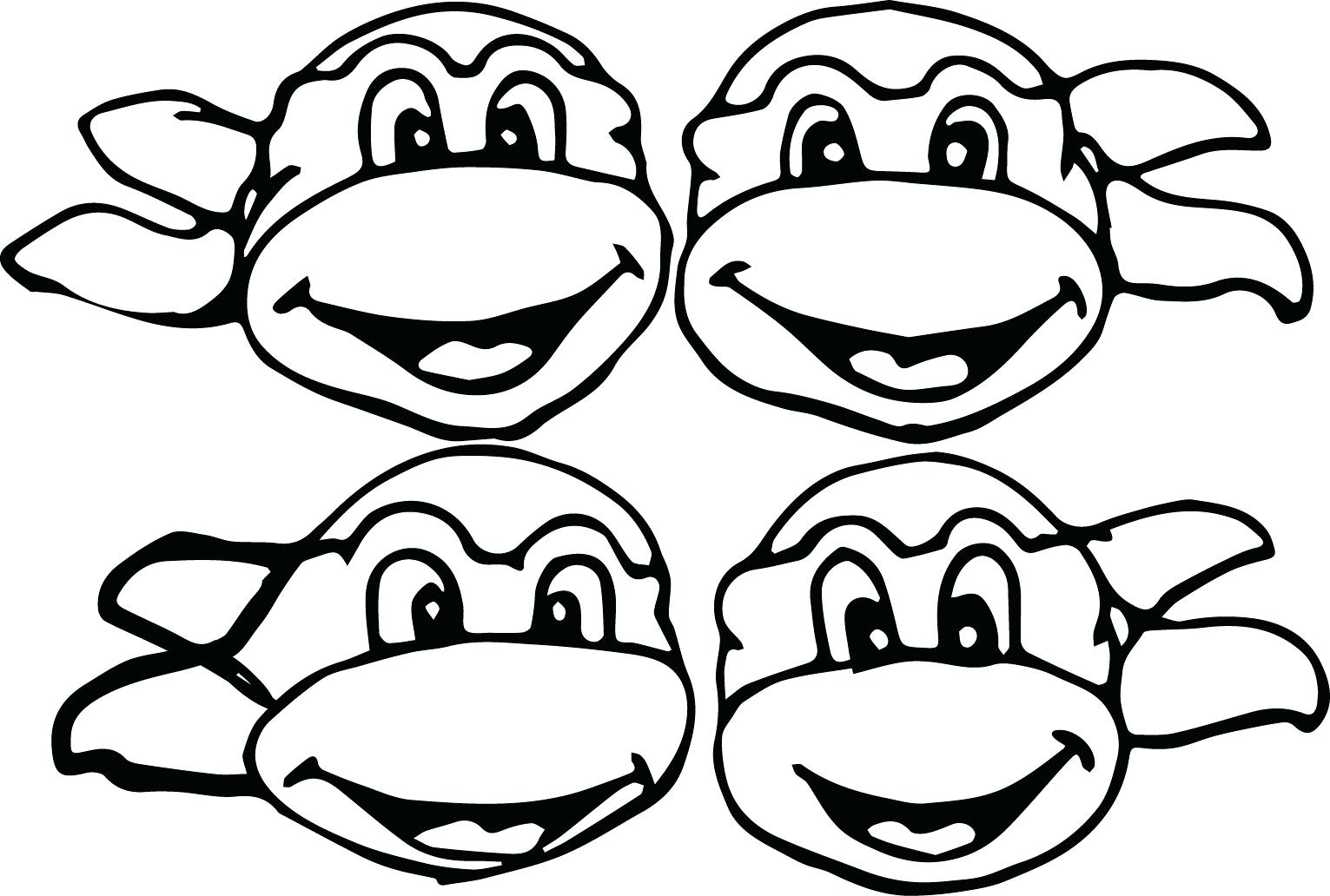 Ninja Turtle Printable Coloring Pages