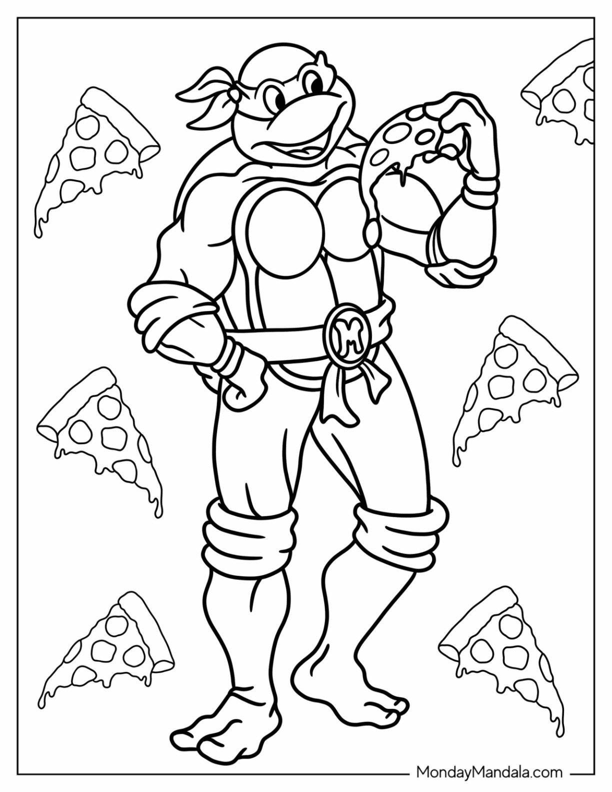 Free Ninja Turtle Coloring Pages