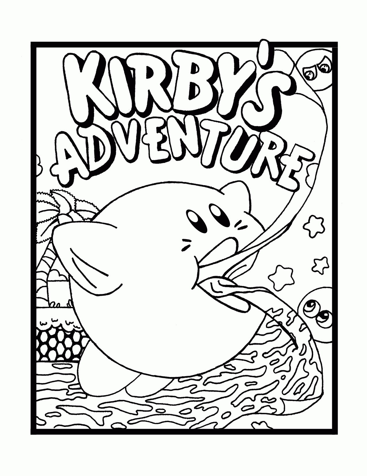 Nintendo Coloring Pages For Kids Coloring Home