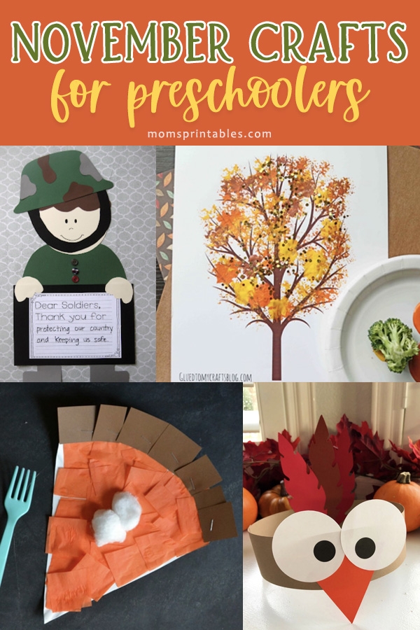 November Crafts For Preschoolers Mom 39 s Printables