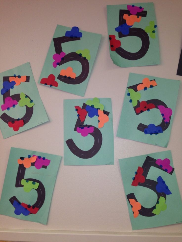 number 4 crafts for preschoolers printable