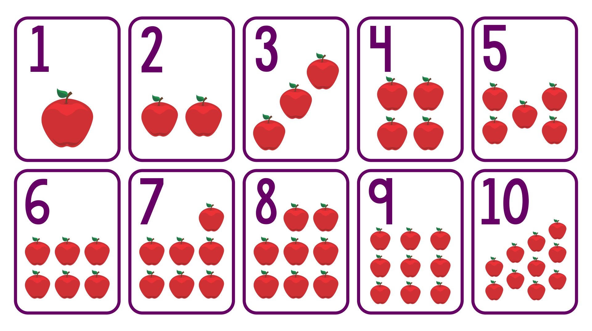Number Card 1 10 10 Free PDF Printables Printablee