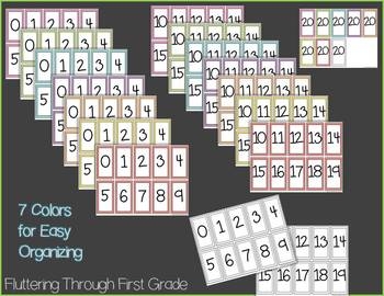1-10 number card printables