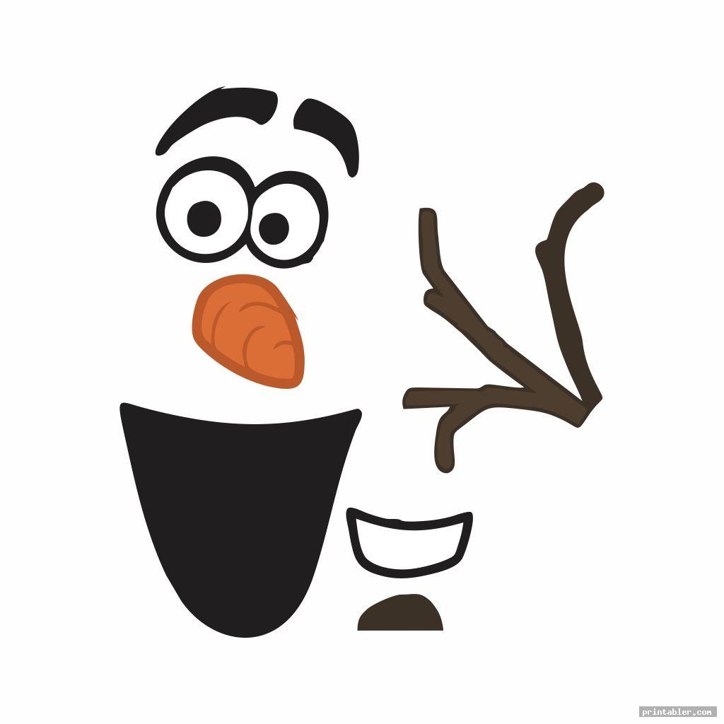 face template printable free