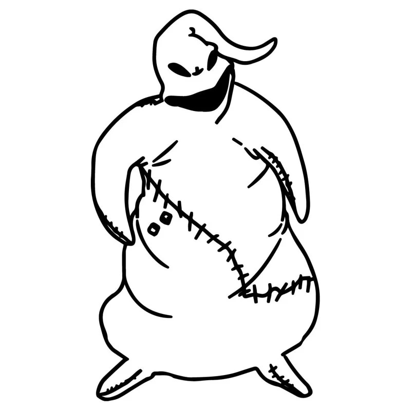 Oogie Boogie Coloring Pages Coloring Home