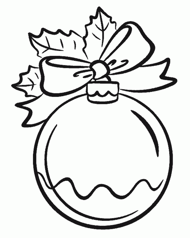 Ornaments Coloring Pages Coloring Home