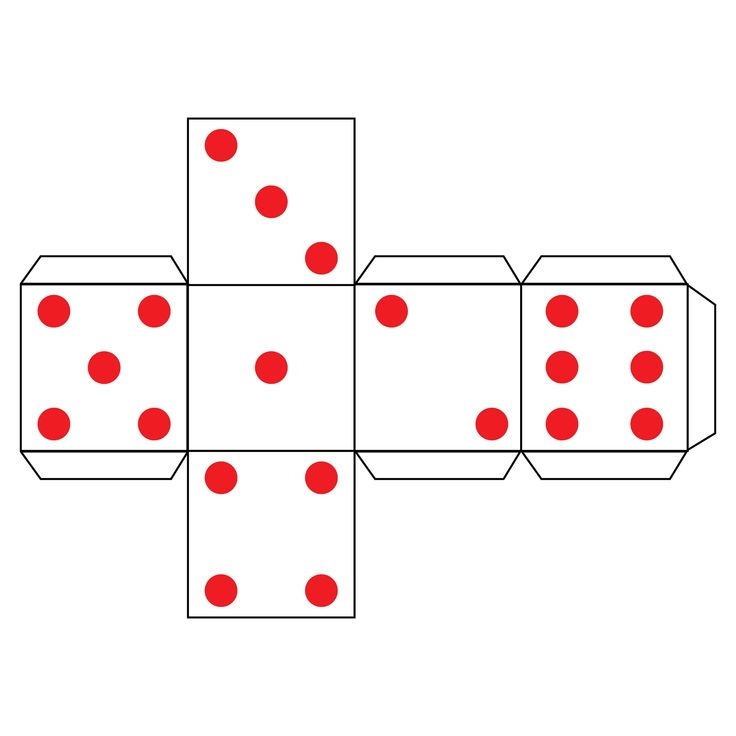 free printable paper dice template