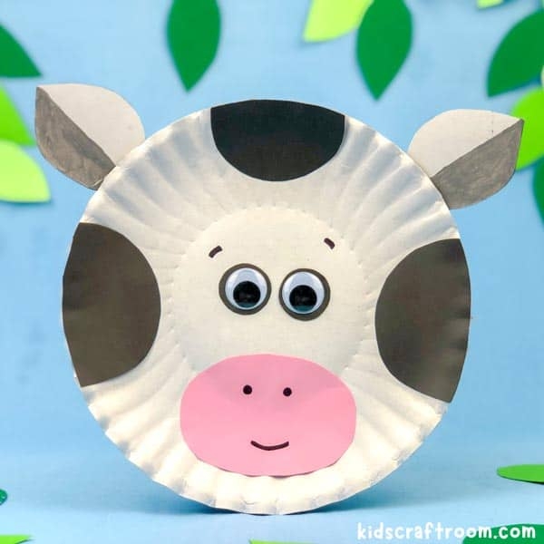Paper Plate Cow Craft For Kids Kids Craft Room