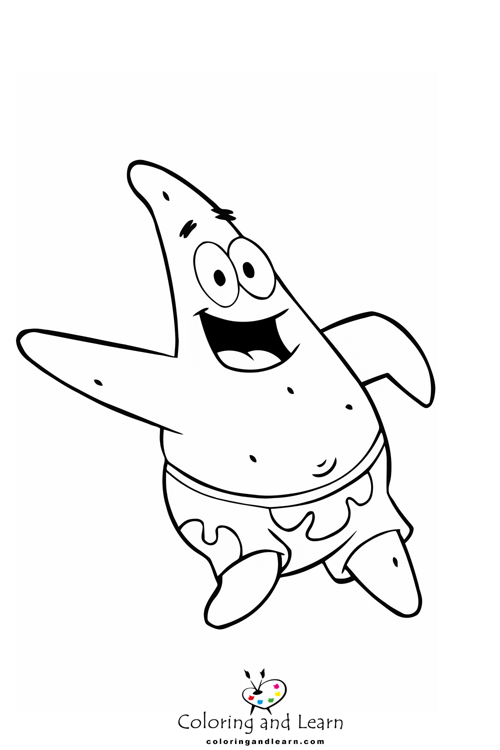 Patrick And Spongebob Coloring Pages