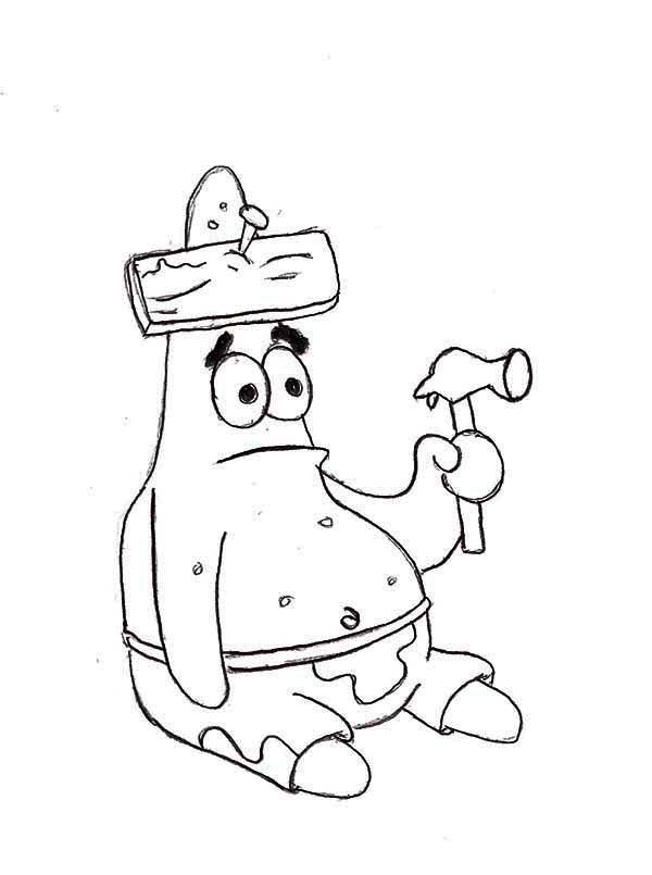 Patrick Starfish Coloring Pages Coloring Home