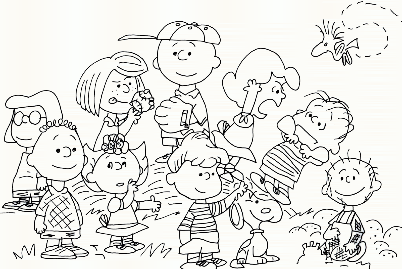 Peanuts Coloring Pages