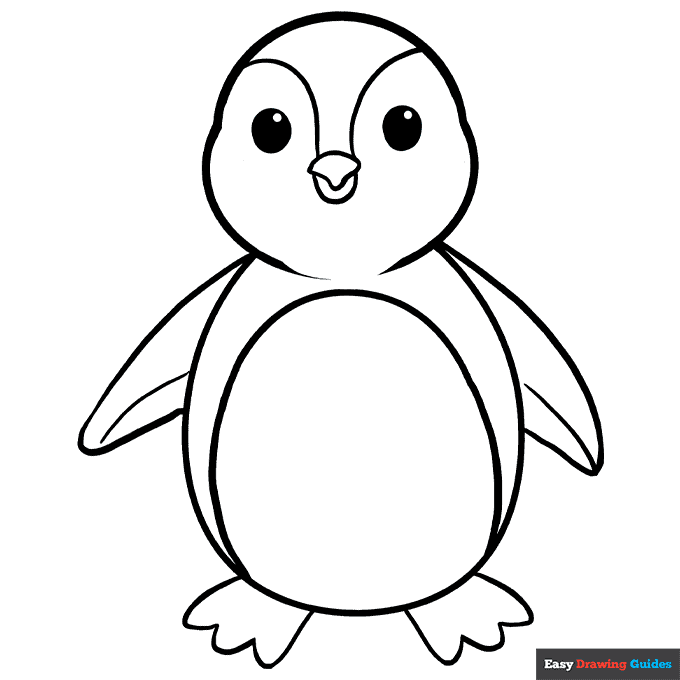 penguin coloring pages free printable