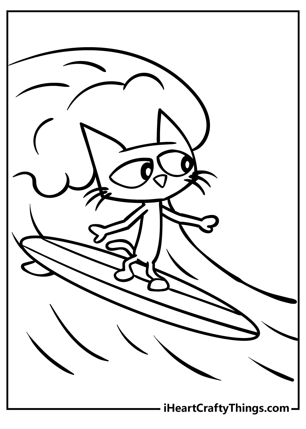 cat coloring pages printable pdf free