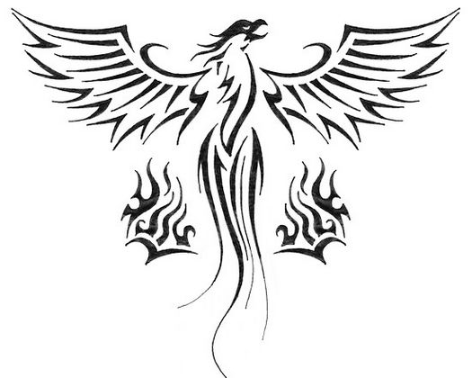 Phoenix Bird Coloring Pages Coloring Pages