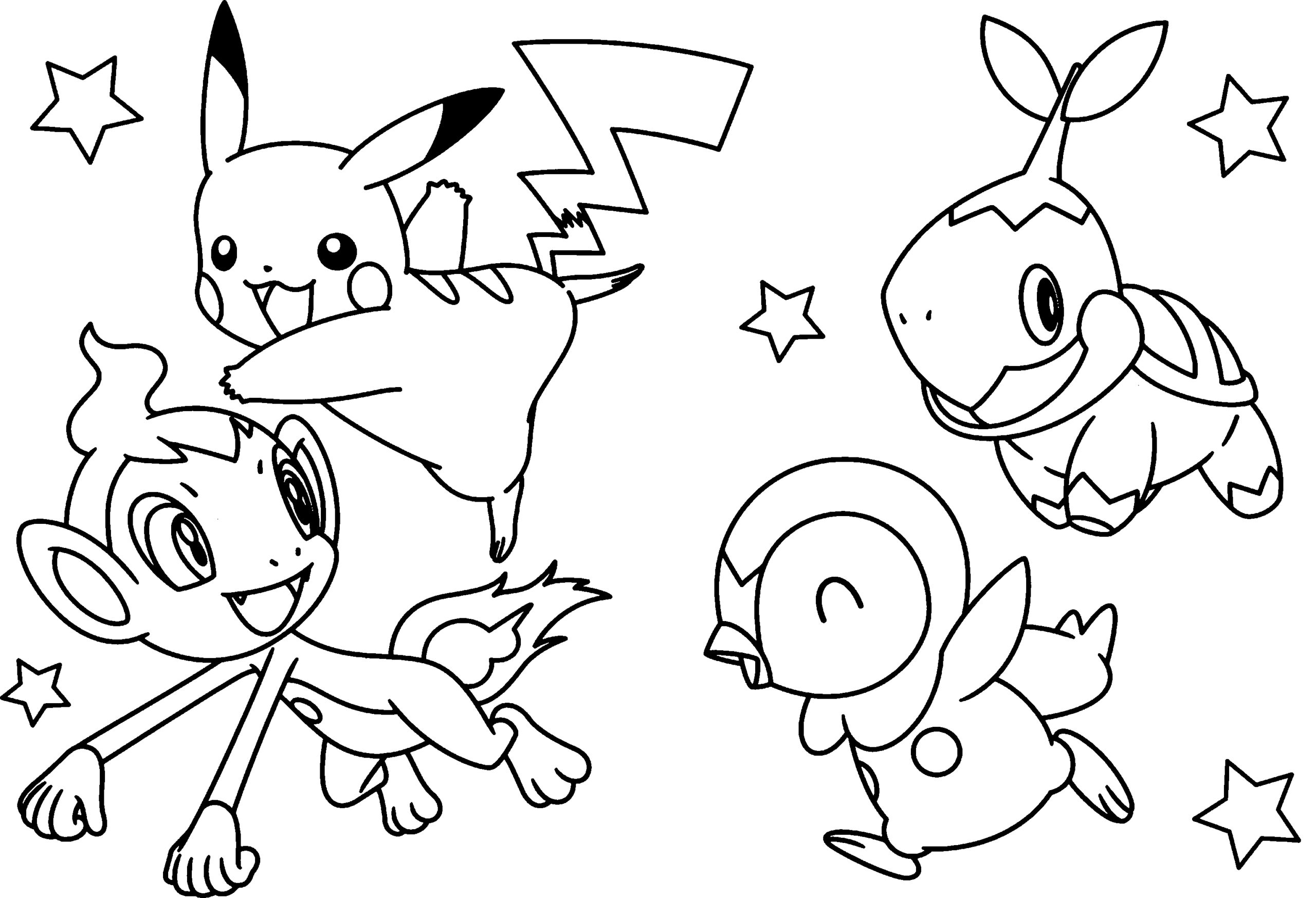 Pikachu Coloring Pages To Download And Print For Free