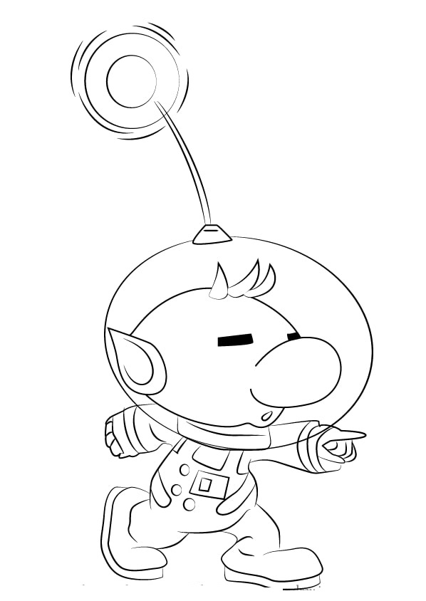 Pikmin Coloring Pages Coloring Home