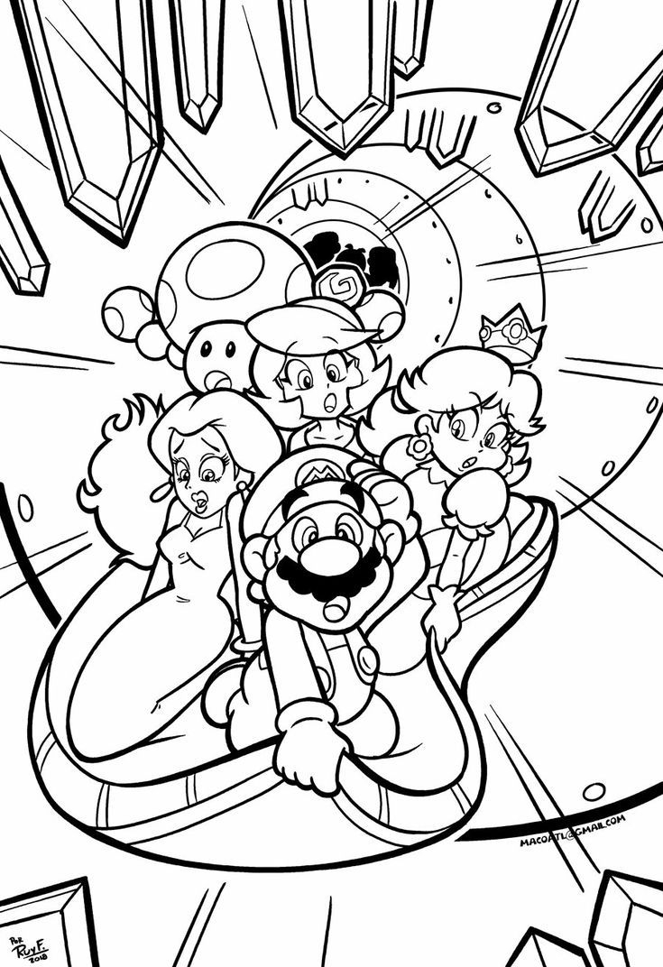 Pin By Toadette On Super Mario Super Mario Coloring Pages Mario 