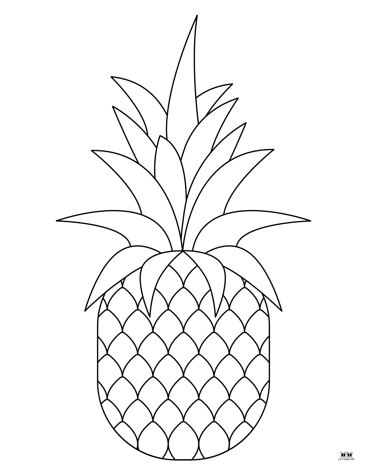 Pineapple Coloring Pages 25 FREE Pages Printabulls