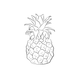 Coloring Pages Of Pineapples