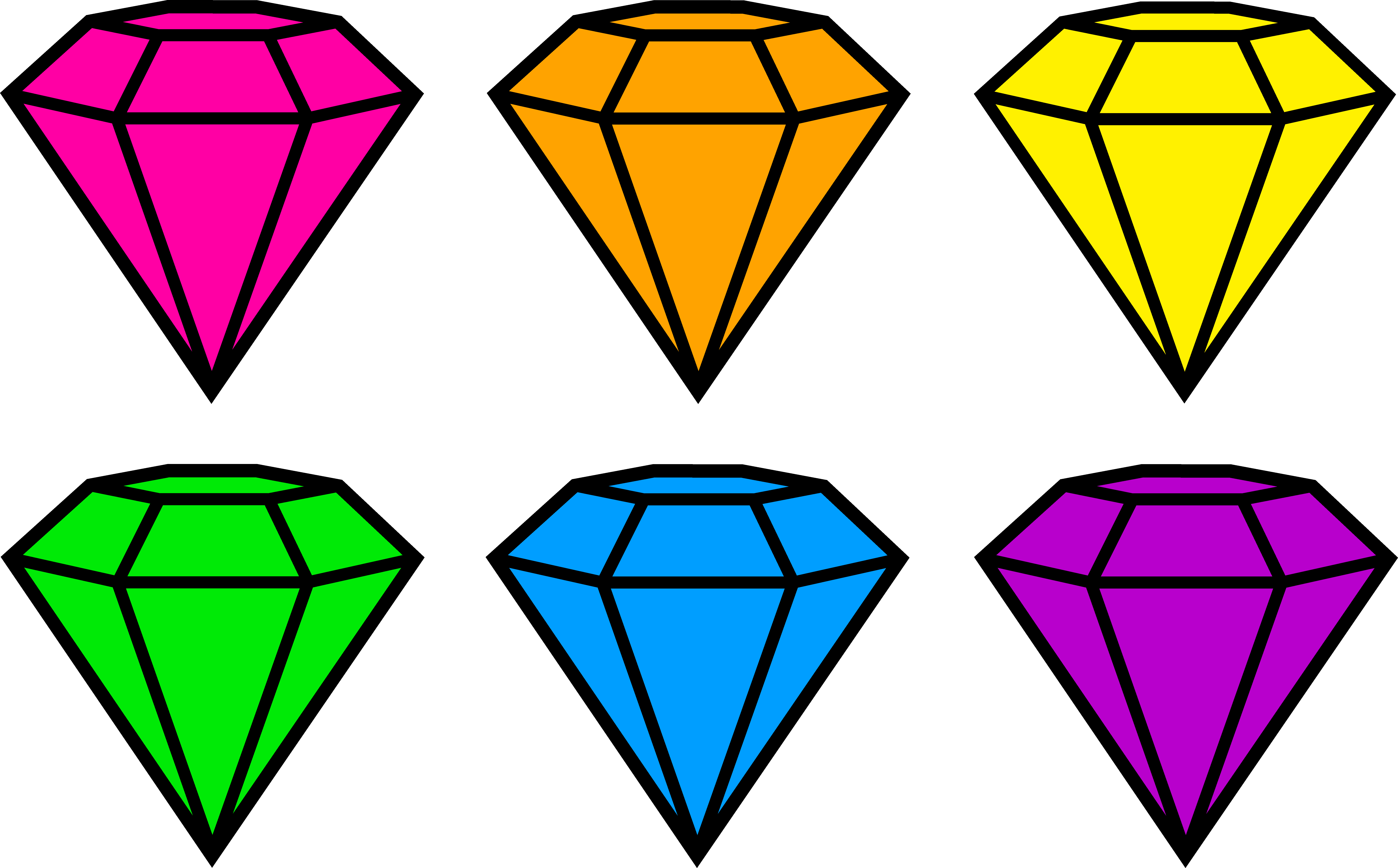 Pink Diamond Clip Art Clipartix