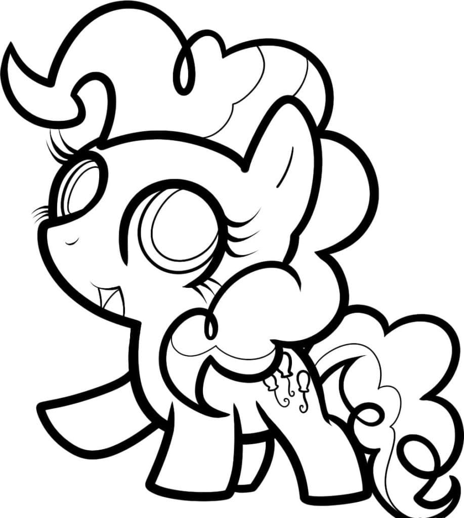 Pinkie Pie Printable Coloring Page Free Printable Coloring Pages For Kids