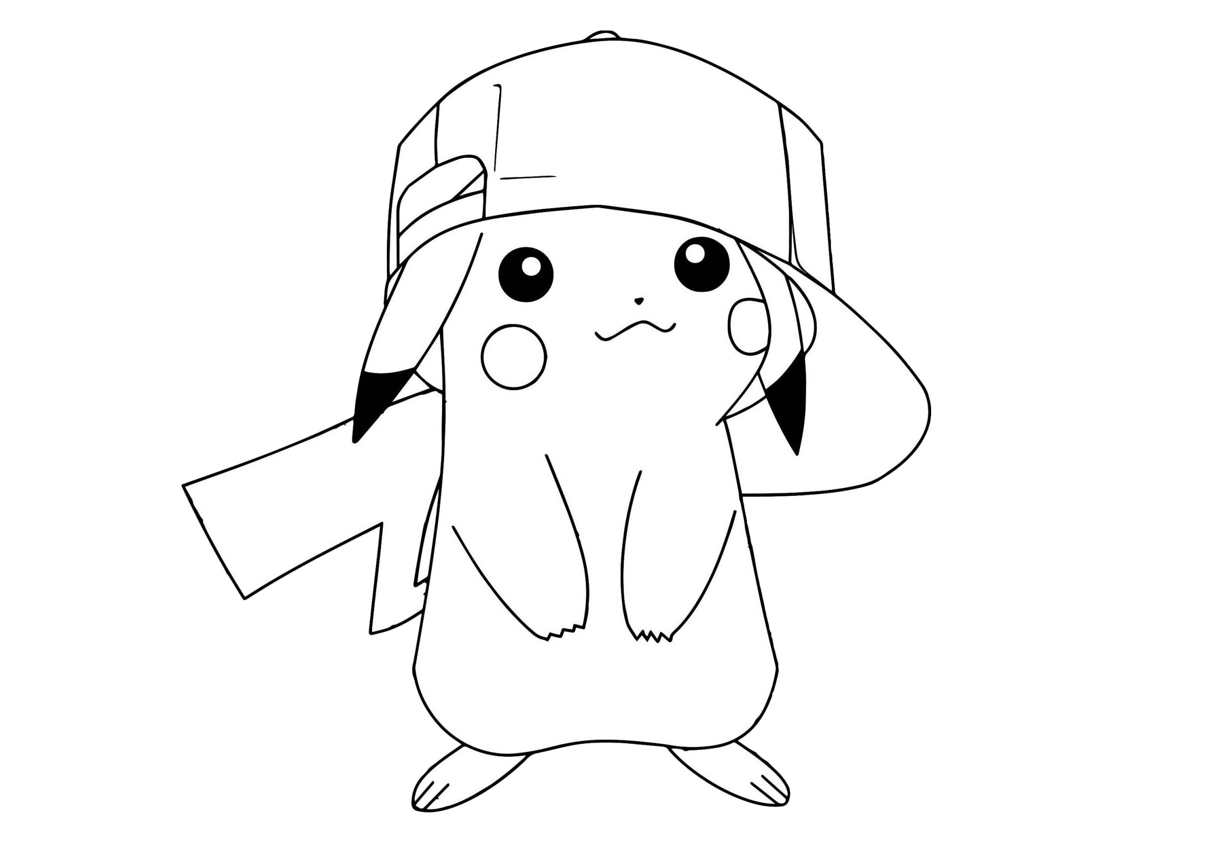 Pokemon Coloring Pages Pikachu