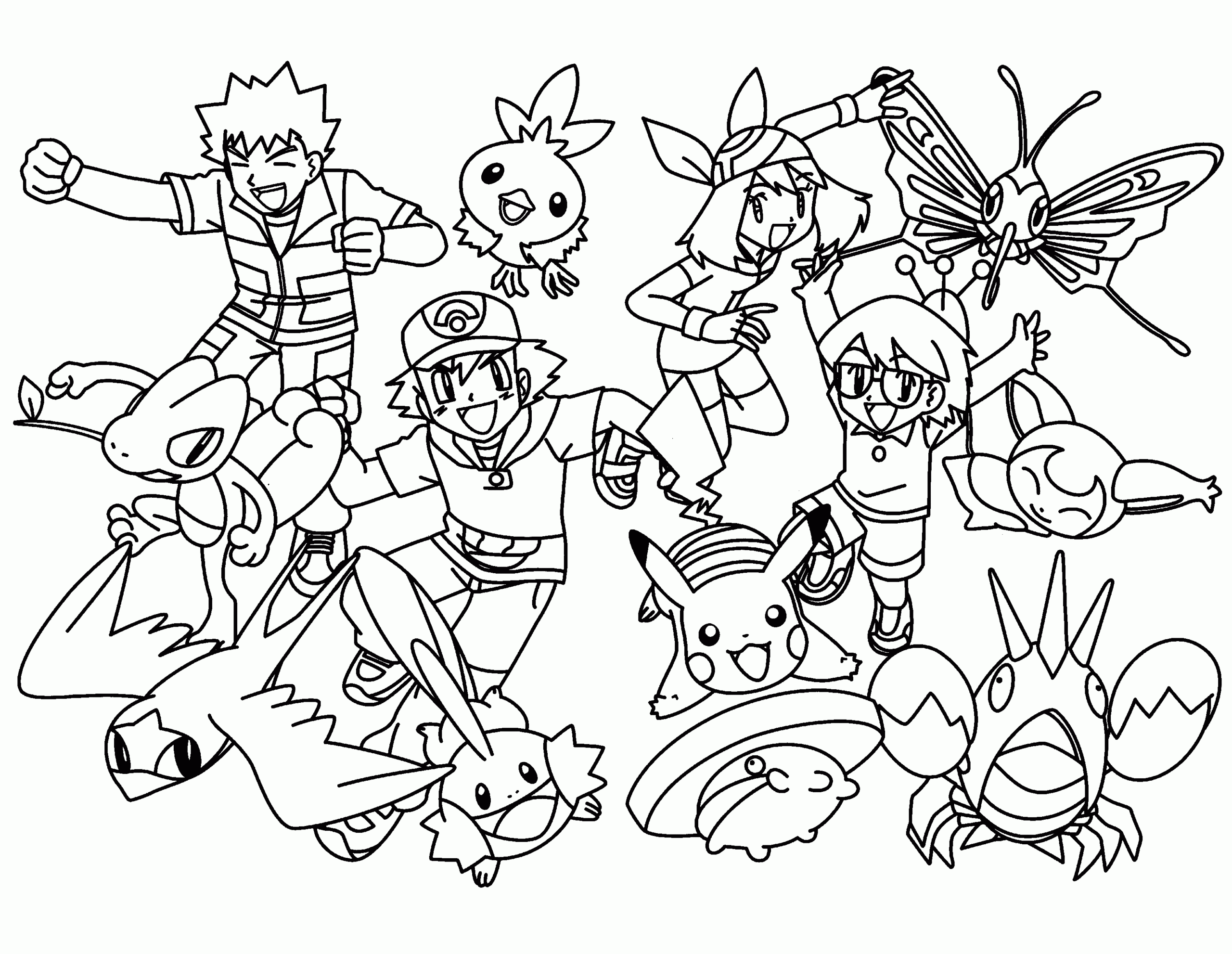 pokemon coloring pages free print