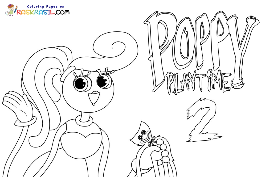 Poppy Playtime Chapter 3 Coloring Pages Poppy Playtime Coloring Pages