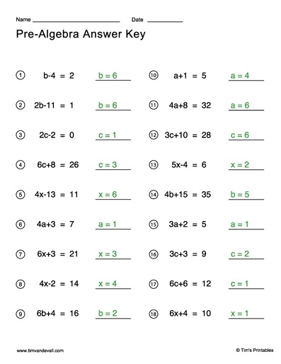Pre Algebra Word Problems Multiply And Divide Pre Algebra Worksheets 