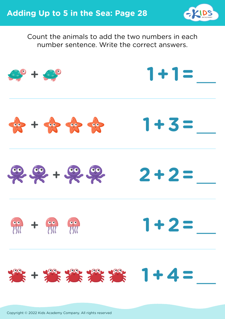 Pre K Addition Math Worksheets Twisty Noodle Worksheets Library