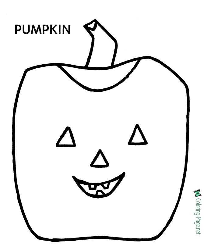 Preschool Coloring Pages