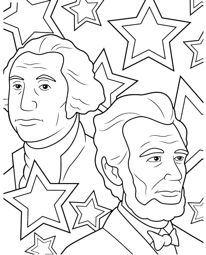 Presidents Day Coloring Pages