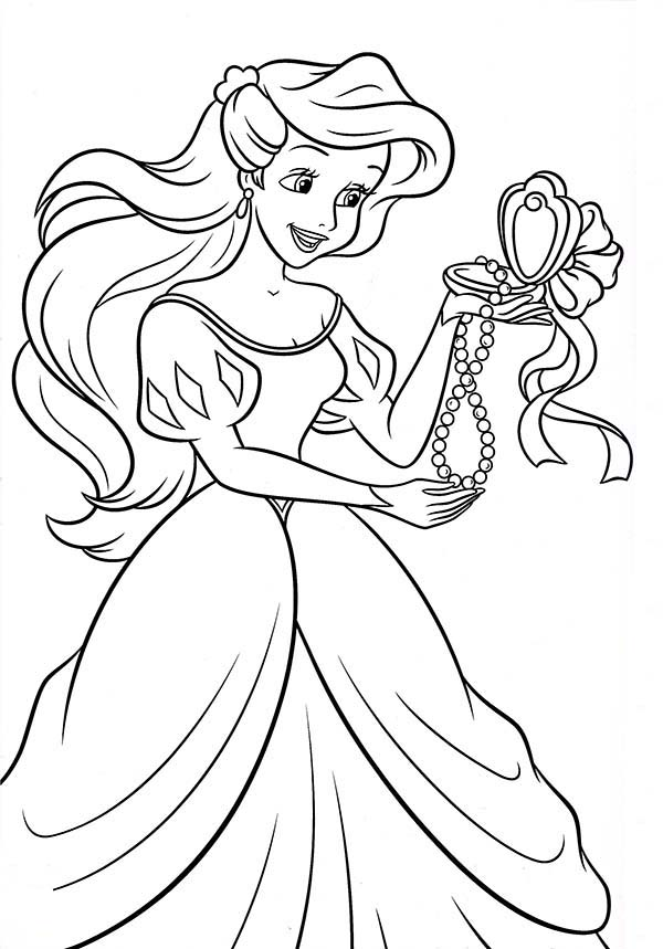 Princess Ariel Printable Coloring Pages