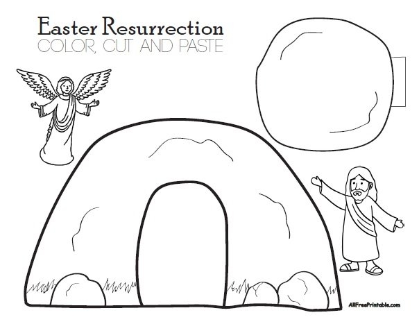 Print Easter Basket Color Cut And Paste Free Printable
